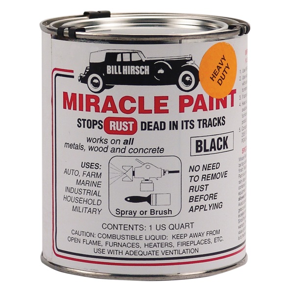 Bill Hirsch Miracle Paint - Extra-Thick Gloss Black, Qt